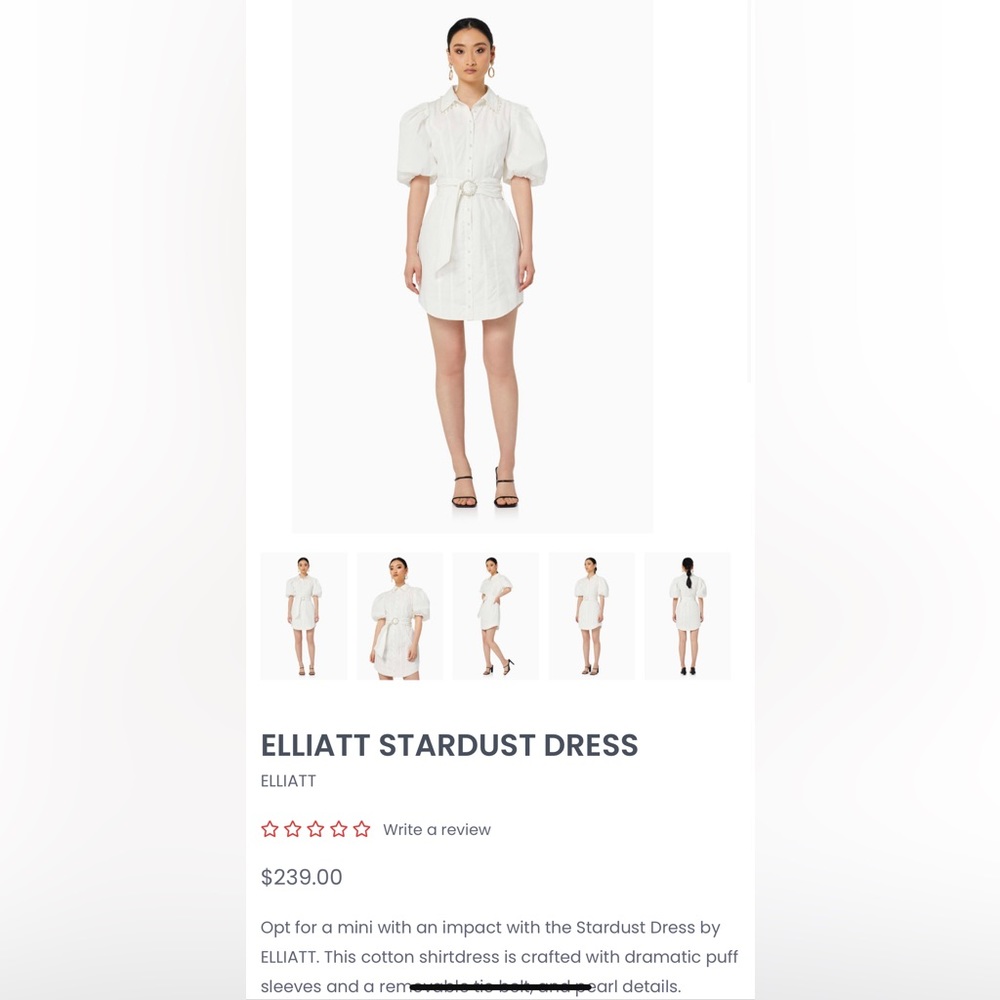 Stardust Dress by ELLIATT - Picture 2 of 14